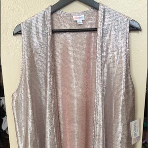 Lularoe long vest ( sparkle)